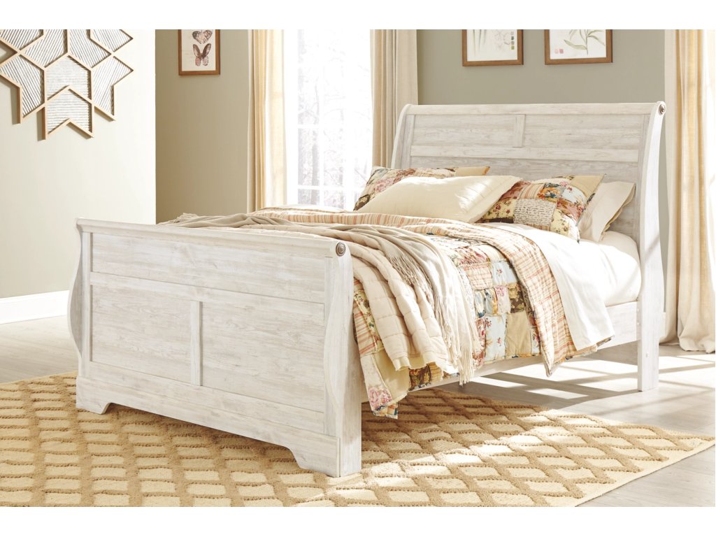 Willowton Queen Sleigh Bed - image 2