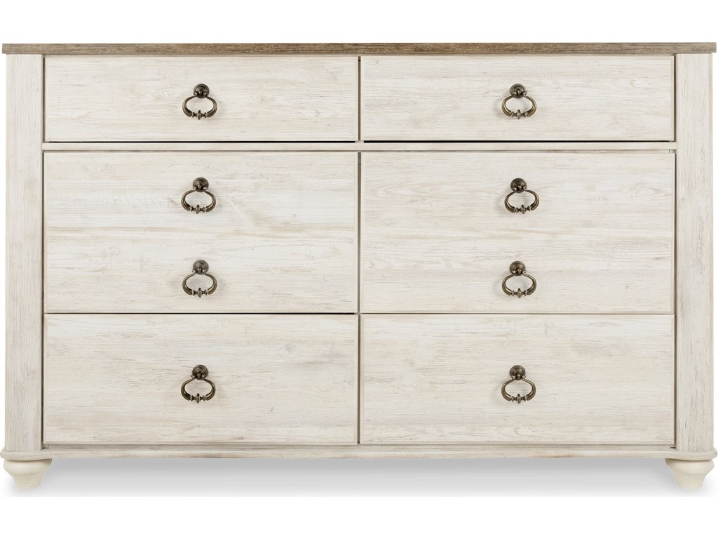 Willowton King Sleigh Bed, Dresser and Nightstand - image 5