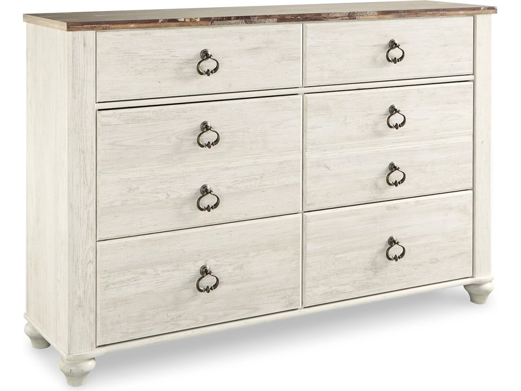 Willowton King Sleigh Bed, Dresser and Nightstand - image 3