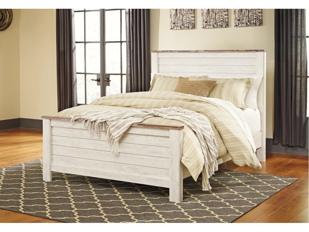 Willowton Queen Panel Bed, Dresser, Mirror, and Nightstand - image 6