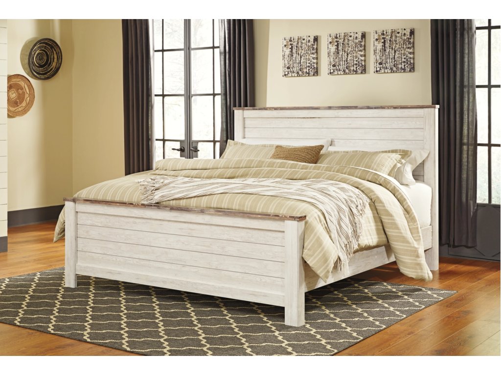 Willowton King Panel Bed, Dresser, Mirror, and Nightstand - image 10