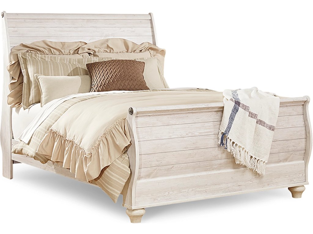 Willowton Queen Sleigh Bed - main image