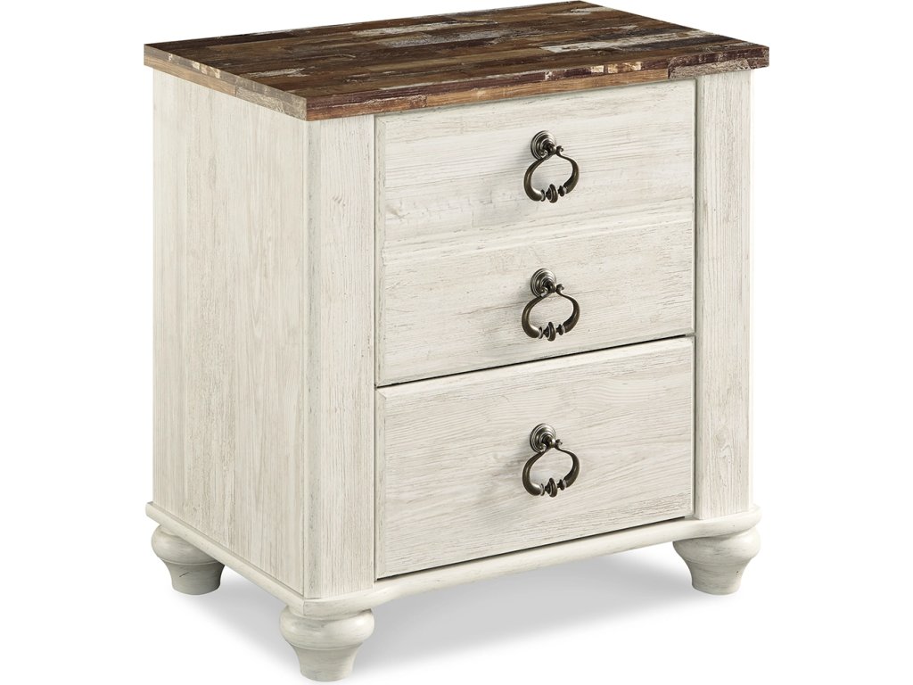 Willowton King Sleigh Bed, Dresser and Nightstand - image 2