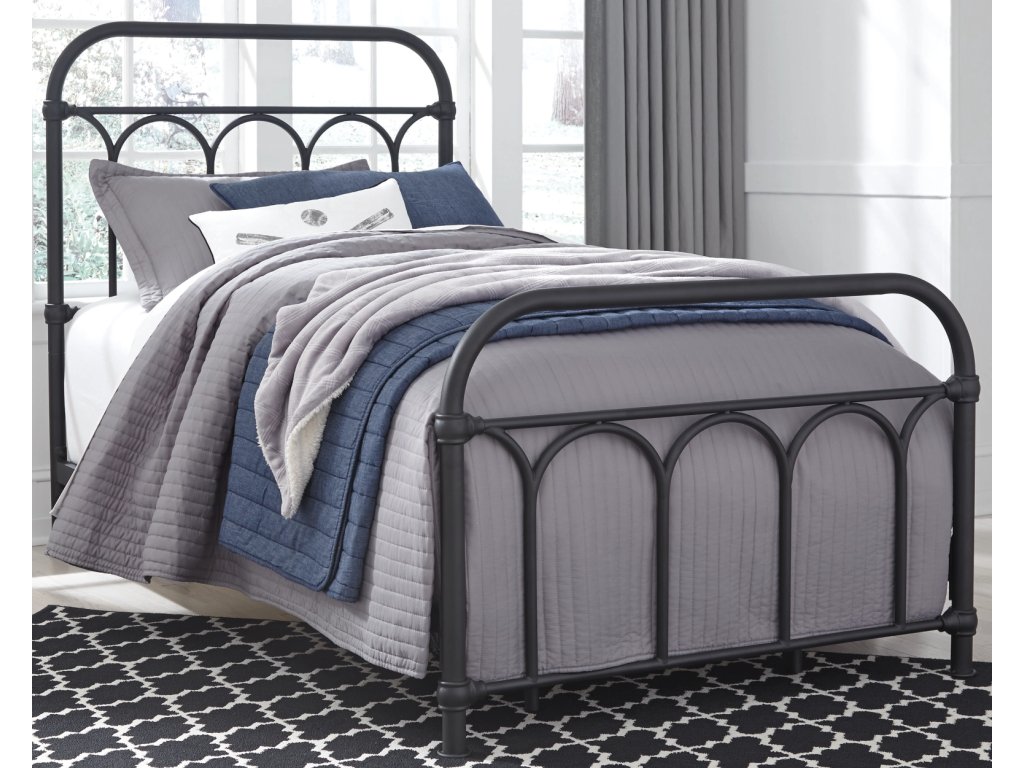 Nashburg Twin Metal Bed - image 1