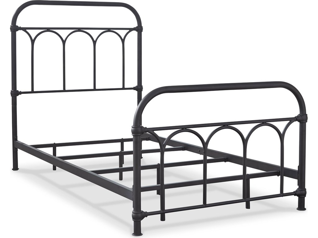 Nashburg Twin Metal Bed - image 4