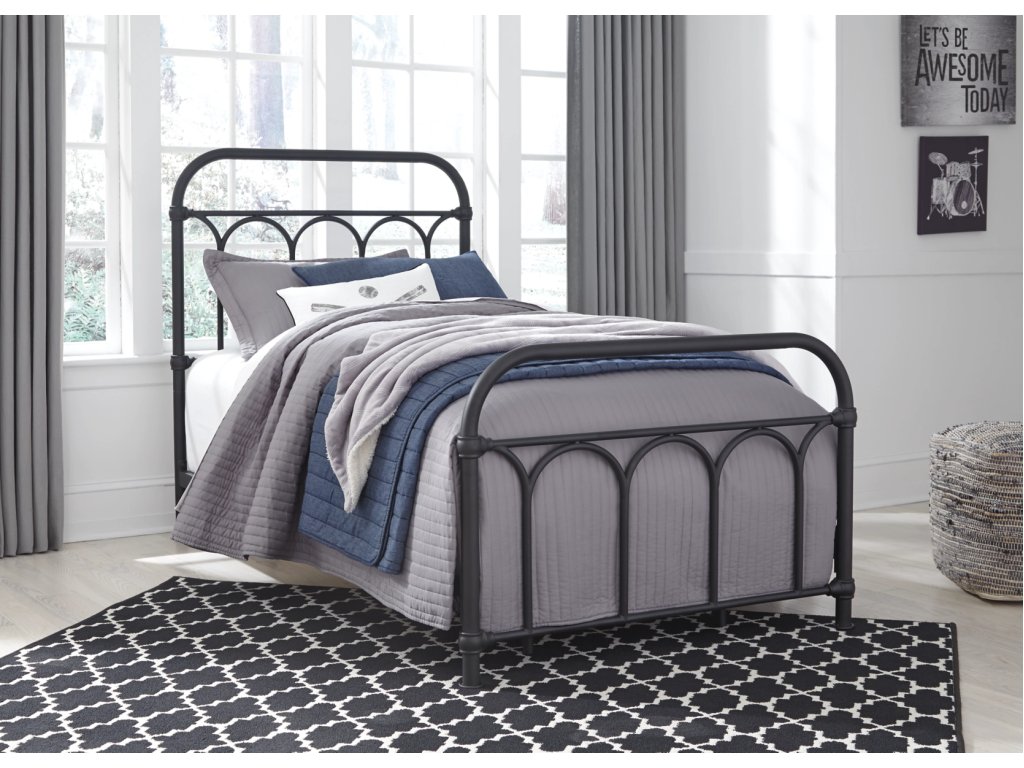 Nashburg Twin Metal Bed - image 6