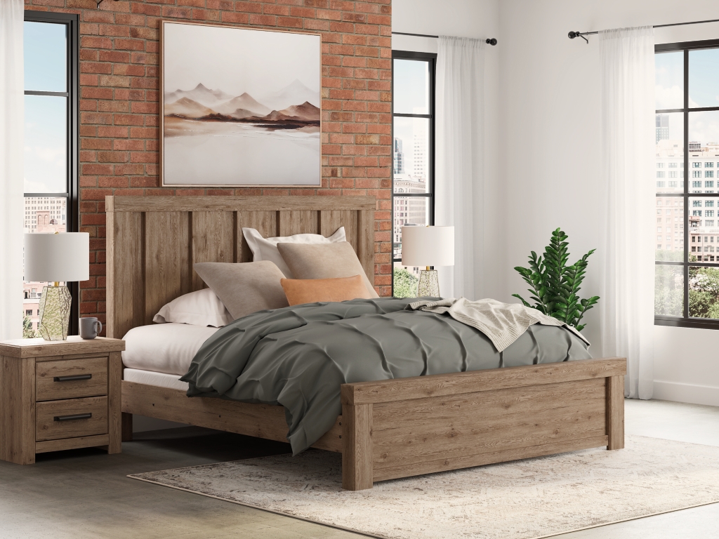 Oliandon King Panel Bed - image 1