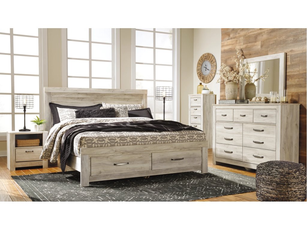 Bellaby King Platform Bed with 2 Storage Drawers - image 3