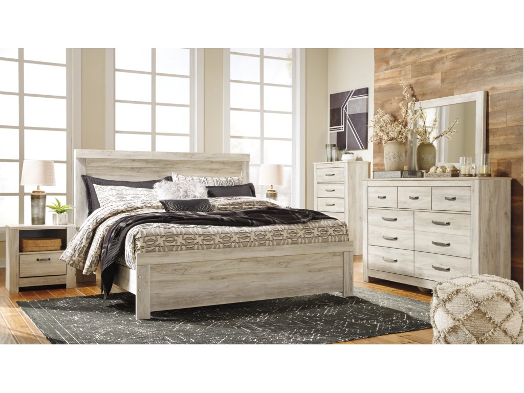 Bellaby King Panel Bed, Dresser, Mirror, Chest and 2 Nightstands - image 10
