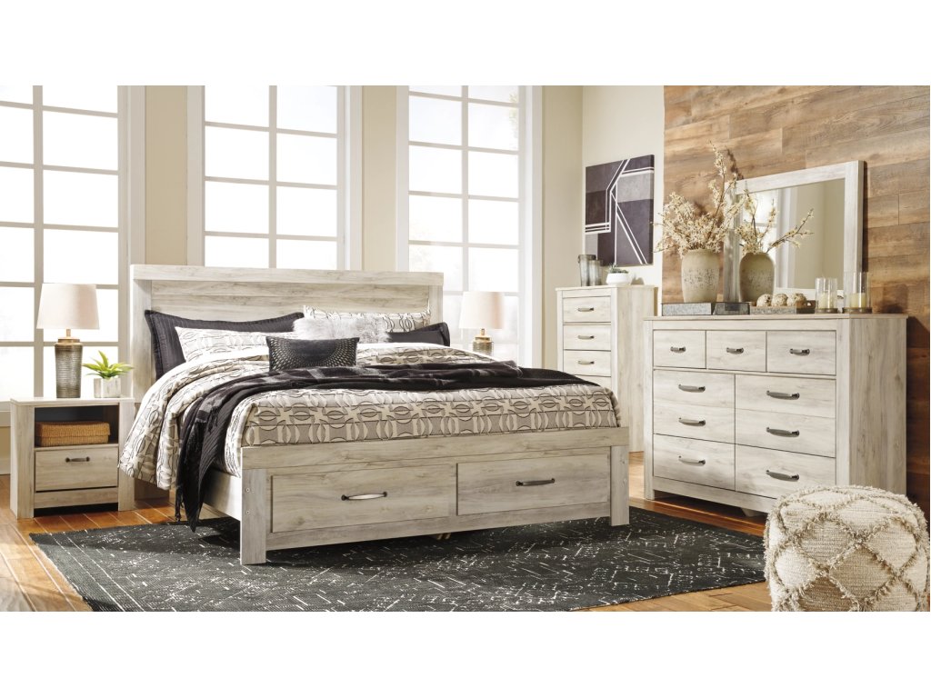 Bellaby King Platform Bed with 2 Storage Drawers - image 2