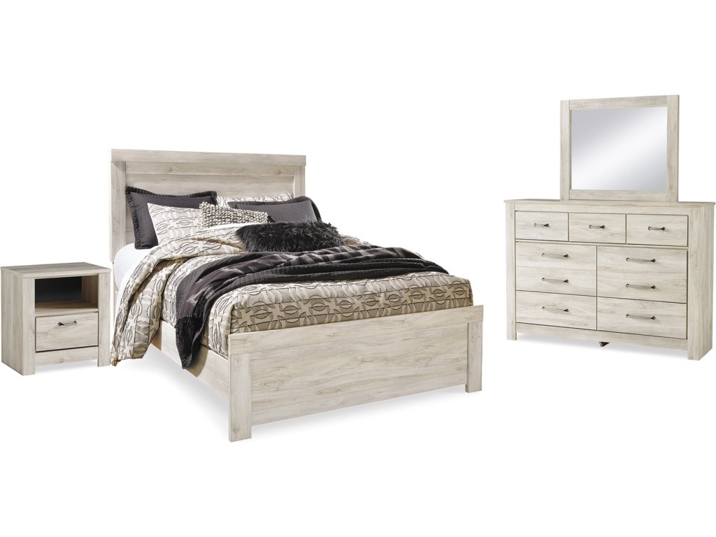 Bellaby Queen Panel Bed, Dresser, Mirror, and Nightstand - main image