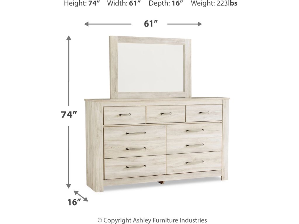 Bellaby King Panel Bed, Dresser, Mirror, Chest and 2 Nightstands - image 6