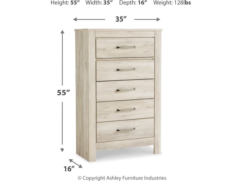 Bellaby King Panel Bed, Dresser, Mirror, Chest and 2 Nightstands - image 8