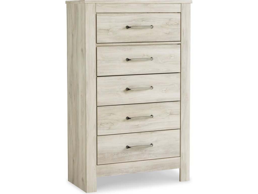 Bellaby King Panel Bed, Dresser, Mirror, Chest and 2 Nightstands - image 4