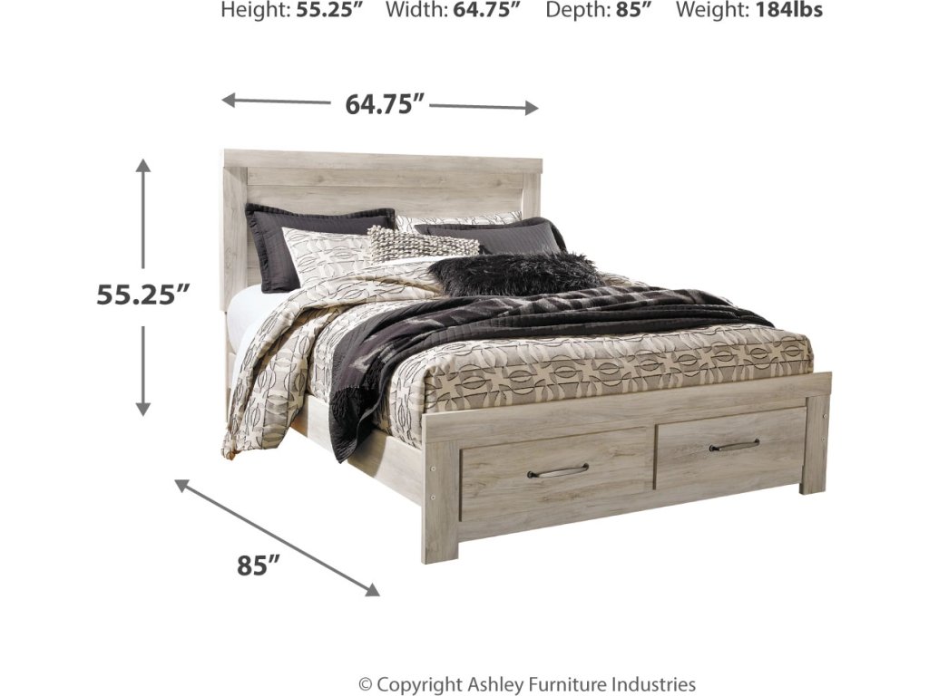 Bellaby Queen Panel Storage Bed, Dresser and Mirror - image 4
