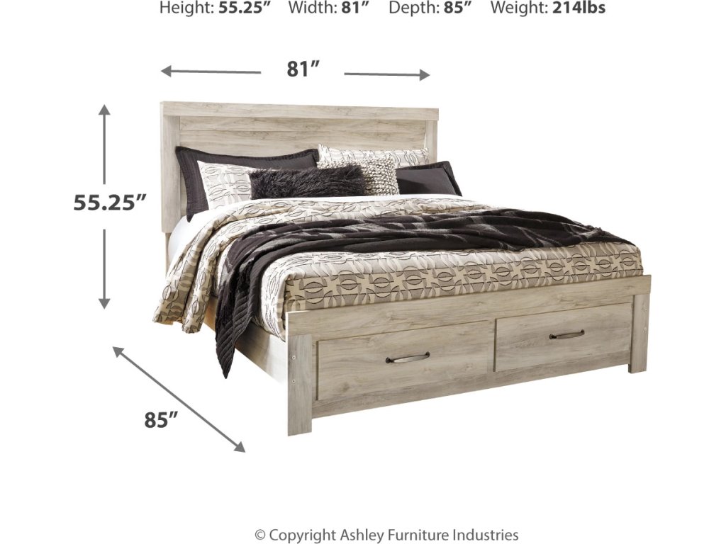 Bellaby King Panel Storage Bed, Dresser, Mirror and Nightstand - image 5