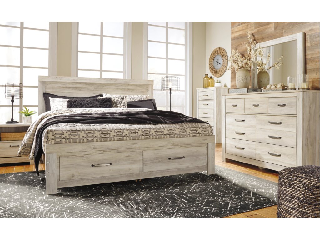 Bellaby King Platform Bed with 2 Storage Drawers - image 5