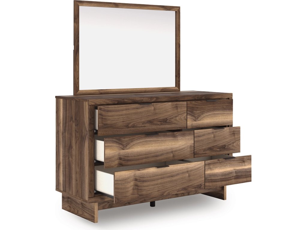 Chirason Full Panel Platform Bed, Dresser and Mirror - image 3