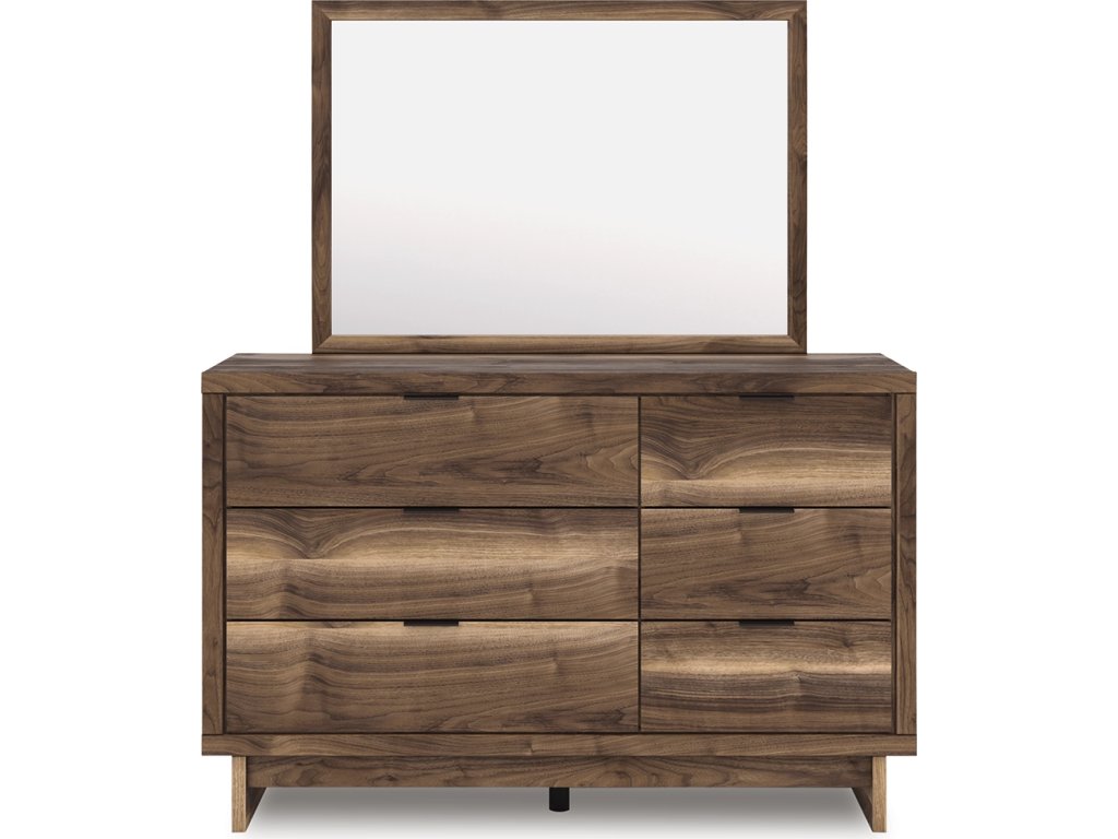 Chirason Full Panel Platform Bed, Dresser and Mirror - image 1