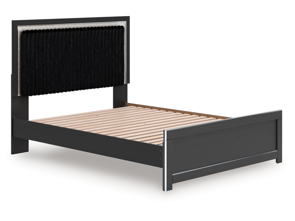 Zuraleus Queen Upholstered Panel Platform Bed - image 2