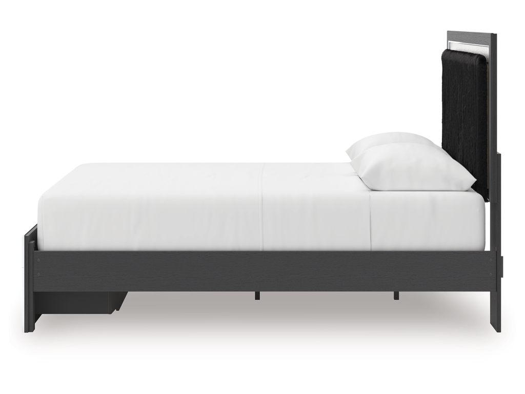 Zuraleus Queen Upholstered Panel Platform Storage Bed, Dresser and Mirror - image 13