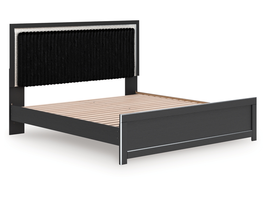 Zuraleus King Upholstered Panel Platform Bed - image 2