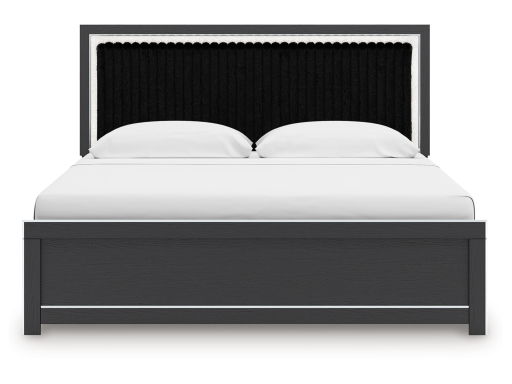 Zuraleus King Upholstered Panel Platform Bed - image 5