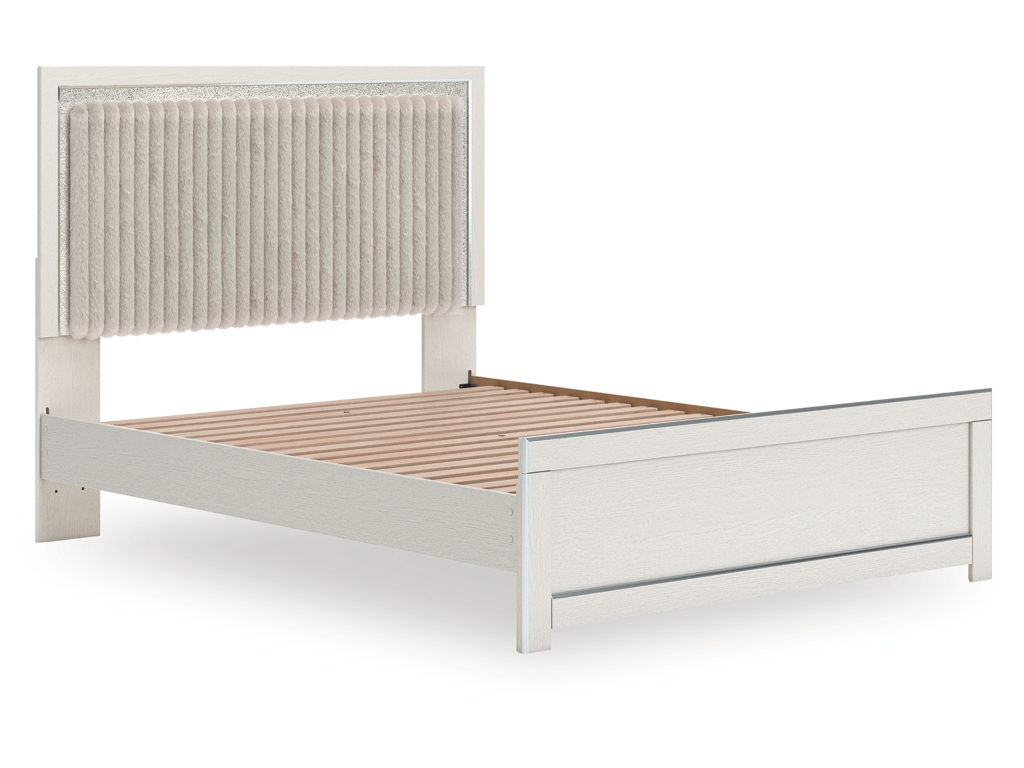 Zuraleus Queen Upholstered Panel Platform Bed - image 2