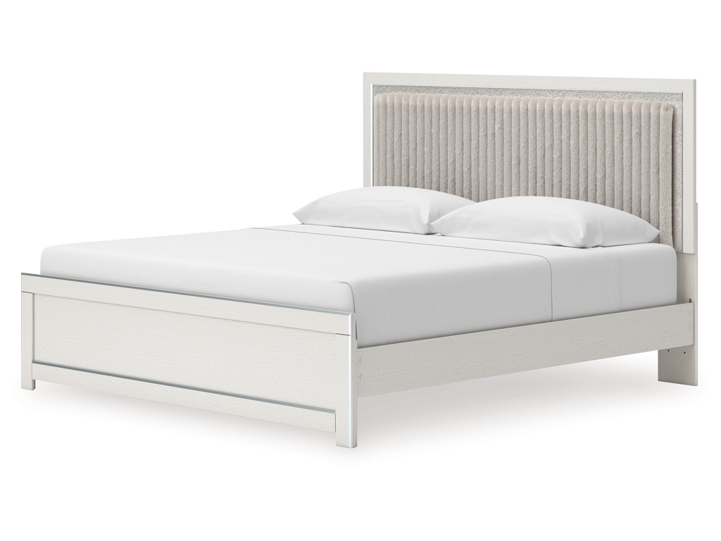 Zuraleus King Upholstered Panel Platform Bed - image 3