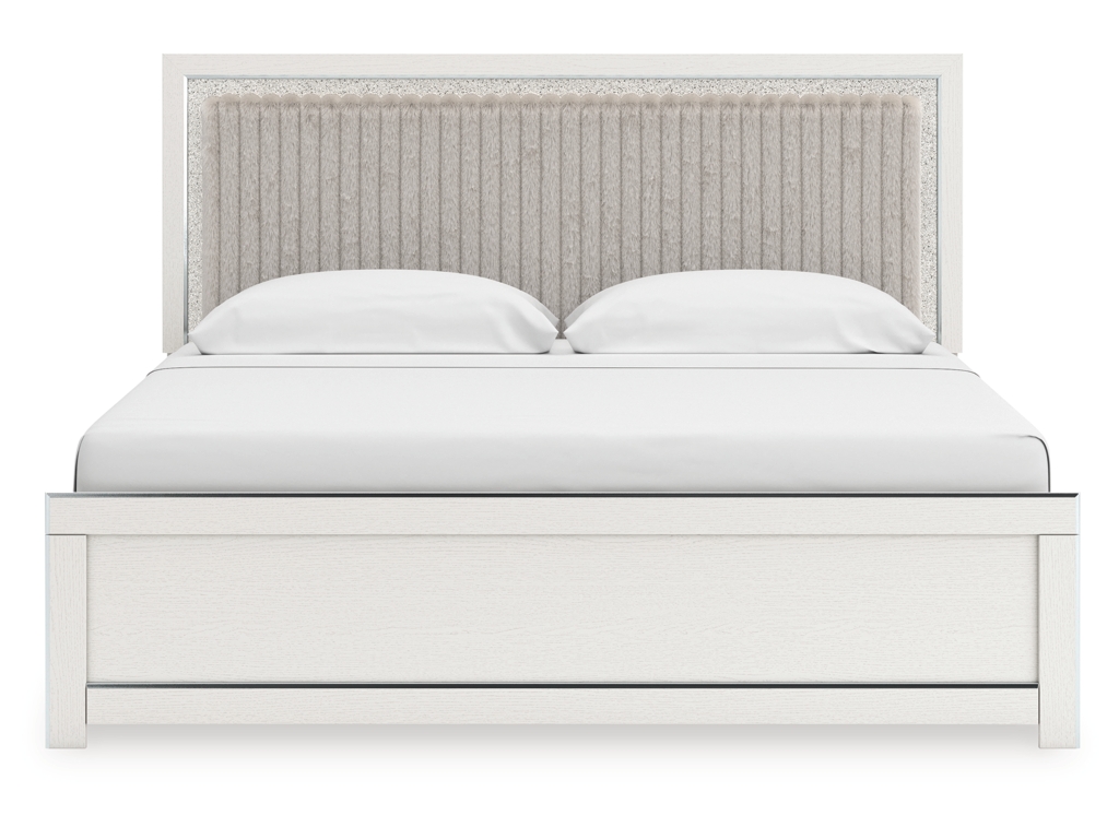 Zuraleus King Upholstered Panel Platform Bed - image 4