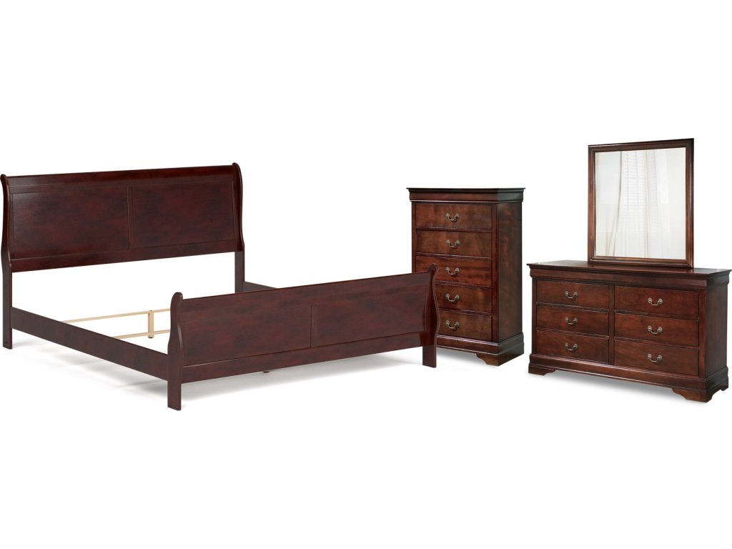 Alisdair King Sleigh Bed, Dresser, Mirror and Chest - main image