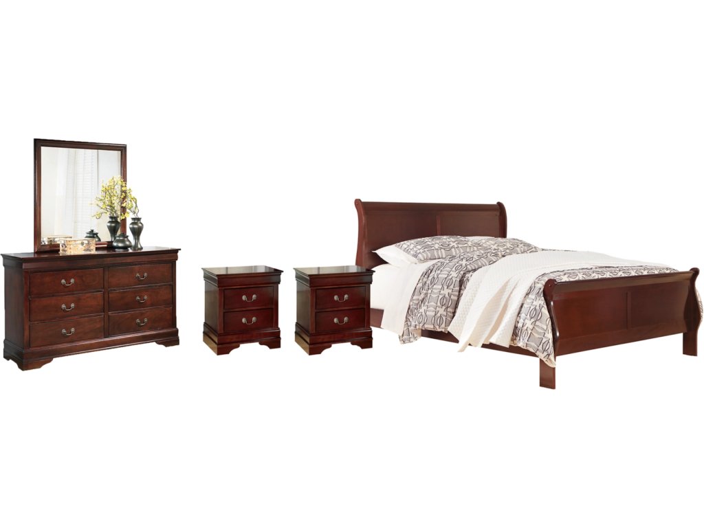 Alisdair Queen Sleigh Bed, Dresser, Mirror, Chest and 2 Nightstands - main image