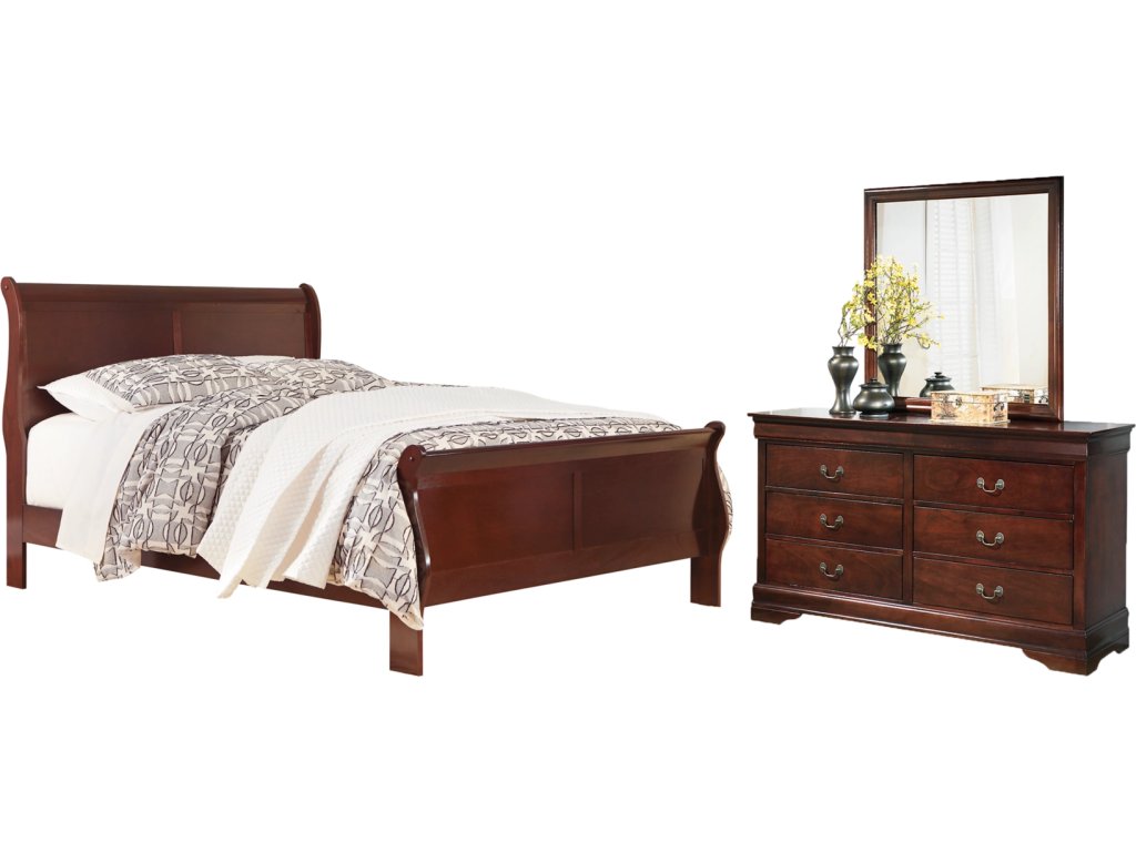 Alisdair Queen Sleigh Bed, Dresser and Mirror - main image