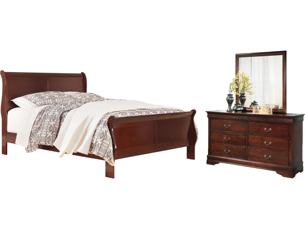 Alisdair California King Sleigh Bed, Dresser and Mirror - main image