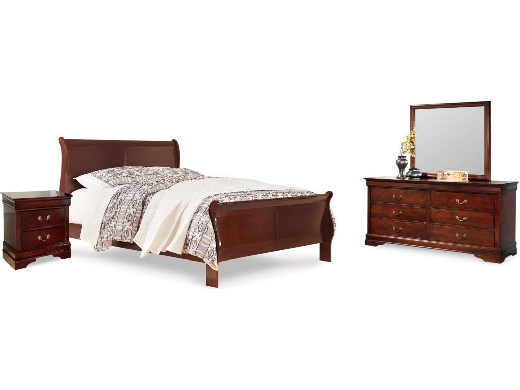 Alisdair King Sleigh Bed, Dresser, Mirror and Nightstand - image 1