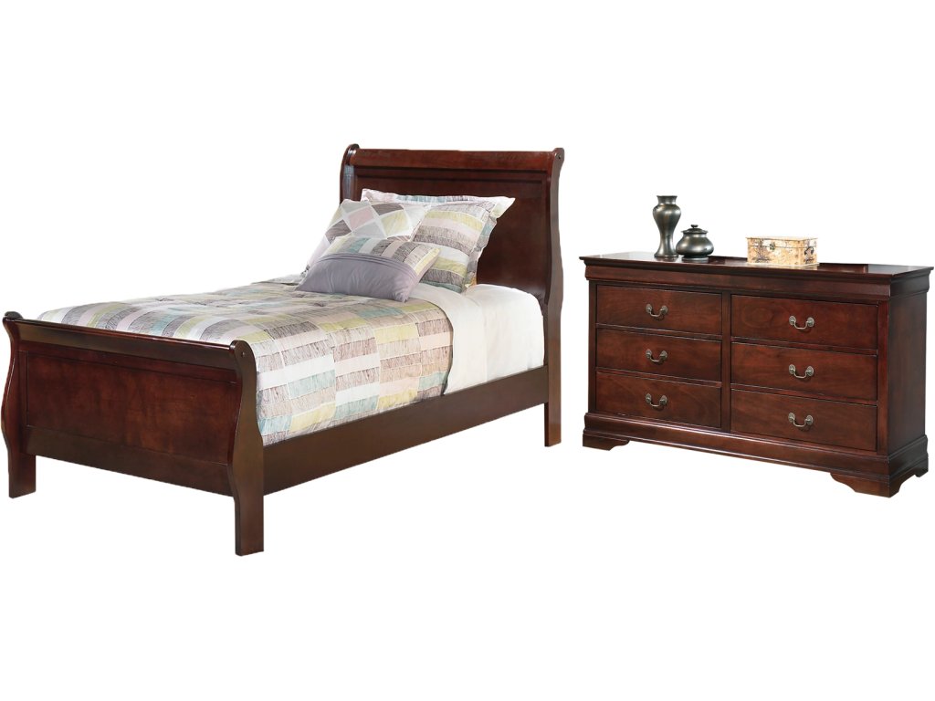 Alisdair Twin Sleigh Bed and Dresser - main image