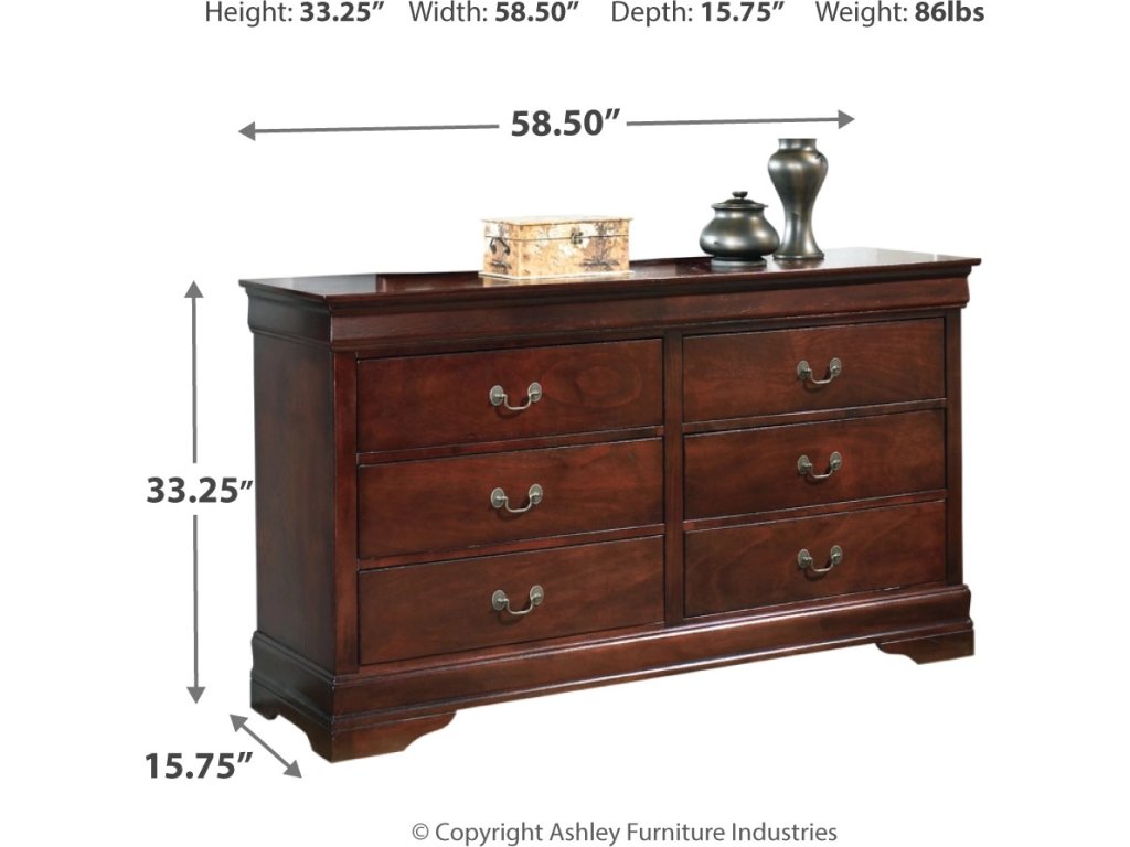 Alisdair Twin Sleigh Bed and Dresser - image 5