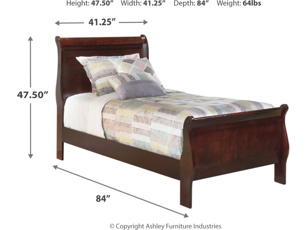 Alisdair Twin Sleigh Bed - image 3