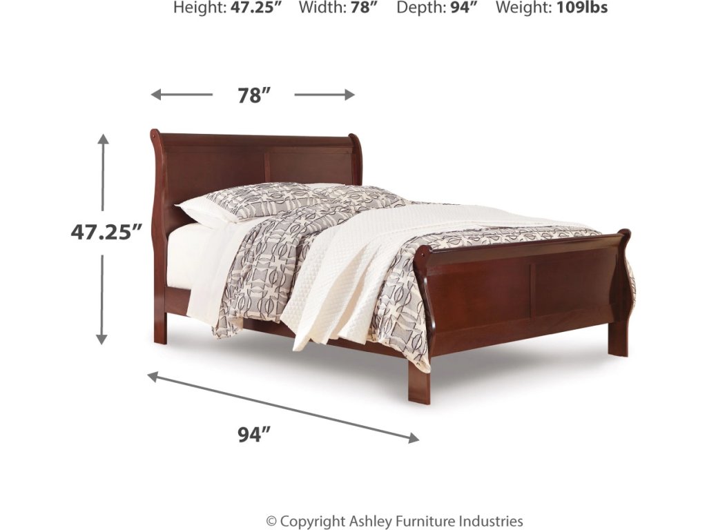 Alisdair California King Sleigh Bed, Dresser and Mirror - image 3