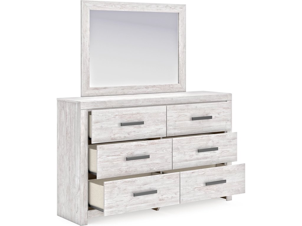 Cayboni Full Panel Bed, Dresser and Mirror - image 2
