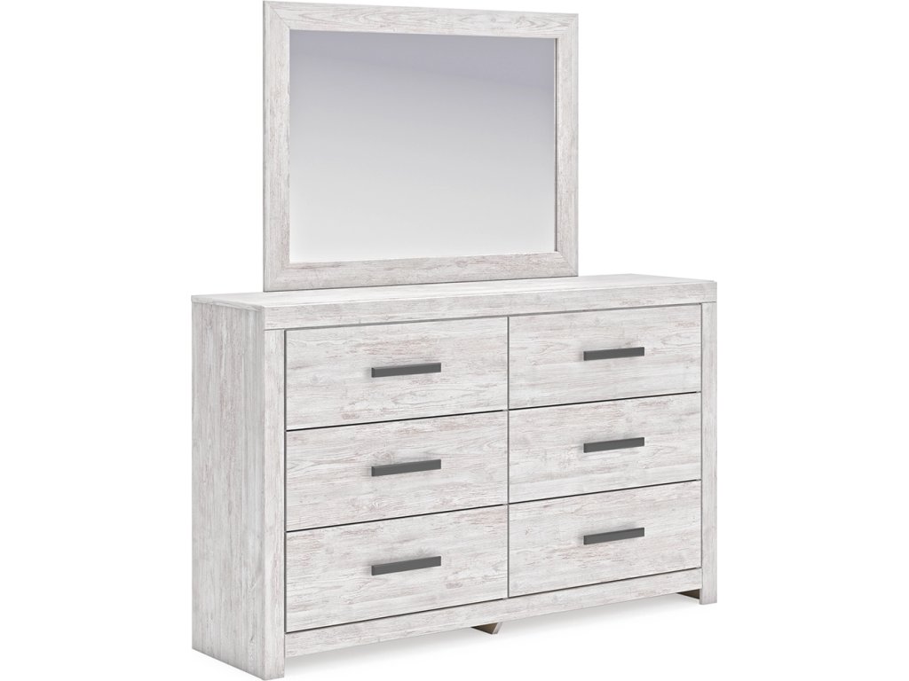 Cayboni Full Panel Bed, Dresser and Mirror - image 1