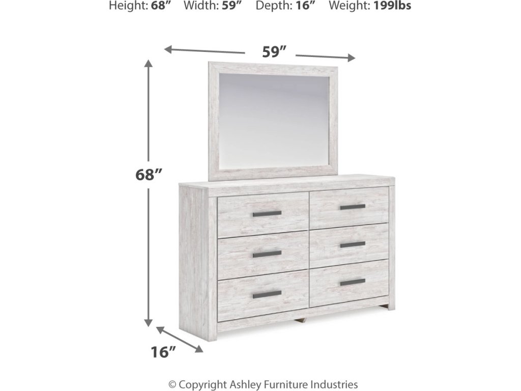Cayboni King Panel Bed, Dresser, Mirror, Chest and Nightstand - image 8