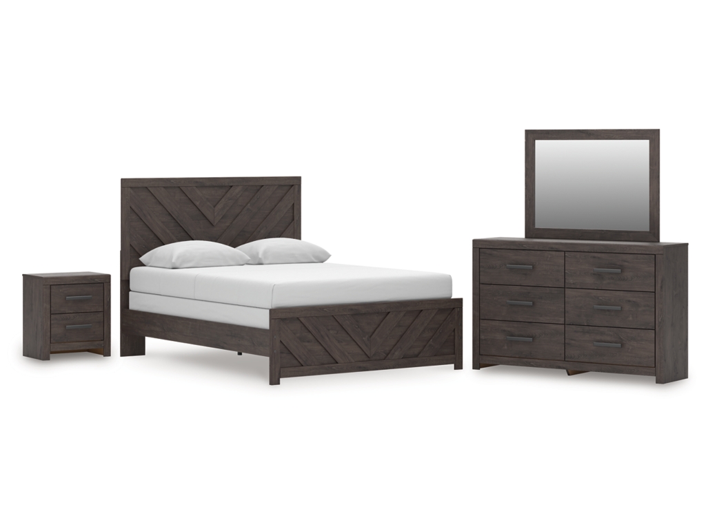 Prendonea Queen Panel Bed, Dresser, Mirror and Nightstand - main image