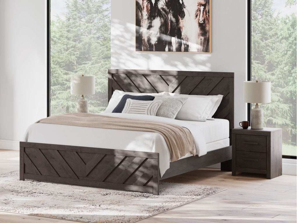 Prendonea King Panel Bed, Dresser and 2 Nightstands - image 21