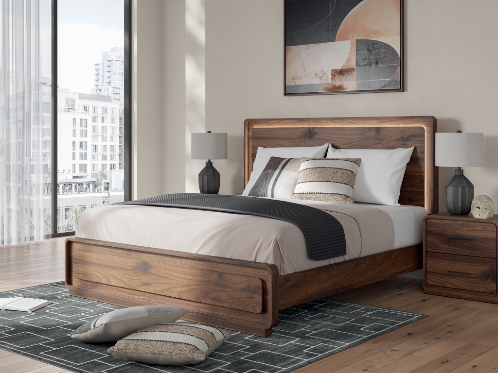 Fortlorn King Panel Bed - image 1