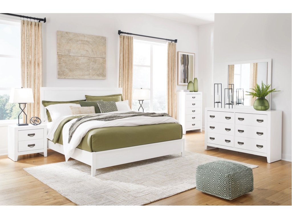 Binterglen Queen Panel Bed, Dresser and Mirror - image 11