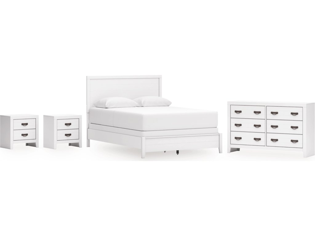 Binterglen Queen Panel Bed, Dresser and 2 Nightstands - main image