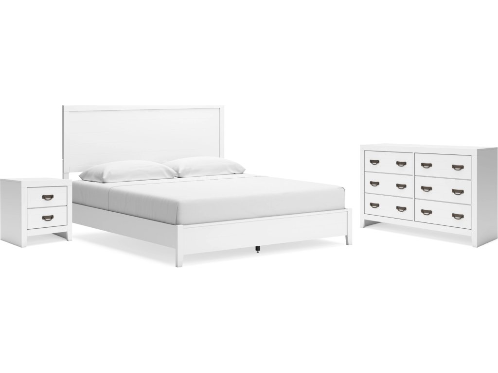 Binterglen King Panel Bed, Dresser and Nightstand - image 1