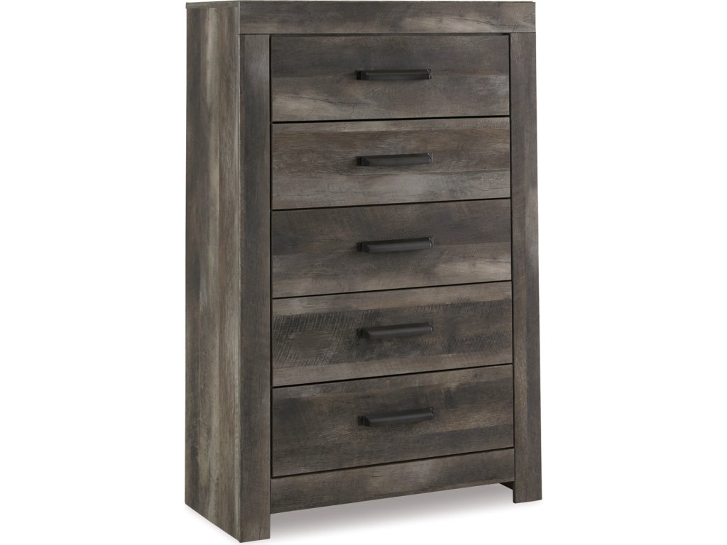 Wynnlow King Crossbuck Panel Bed and Chest - image 1