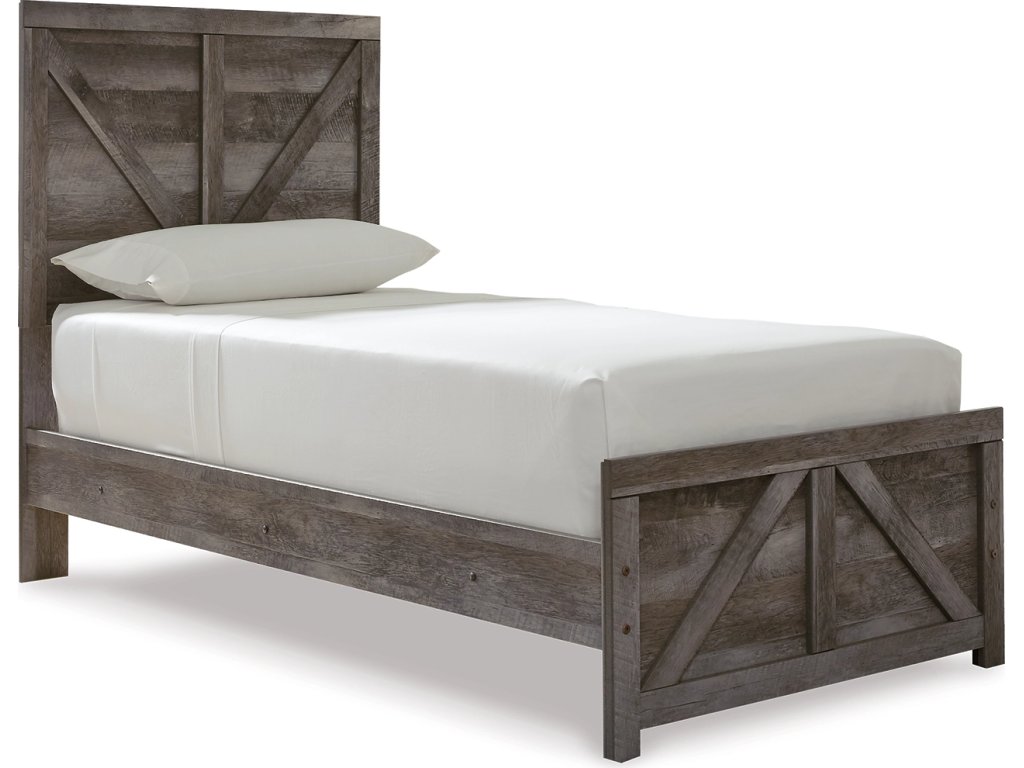 Wynnlow Twin Crossbuck Panel Bed, Dresser and Mirror - image 4
